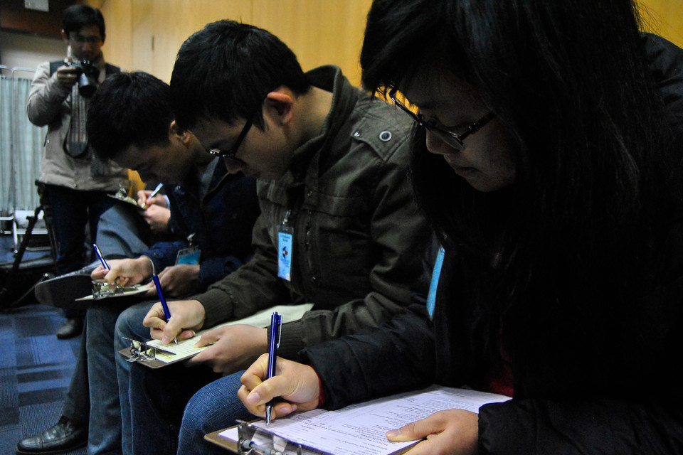 Trong đó rất đông là các bạn trẻ. (Ảnh: Võ Phương/Vietnam+)