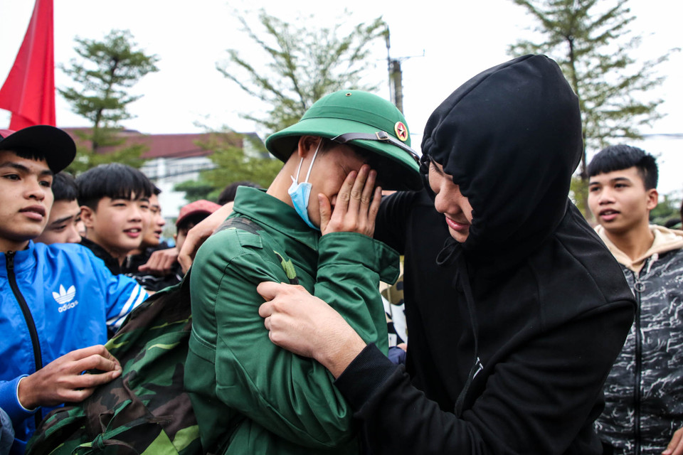 Từ ngày 10 - 13/2, hàng vạn thanh niên tại Việt Nam sẽ lên đường thực hiện nghĩa vụ quân sự năm 2020. (Ảnh: Minh Sơn/Vietnam+)