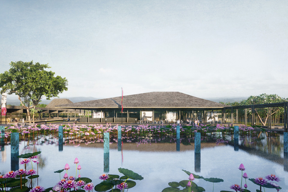 Phối cảnh quy hoạch bảo tồn, tôn tạo Khu lưu niệm Chủ tịch Hồ Chí Minh. (Nguồn: Vietnam+)