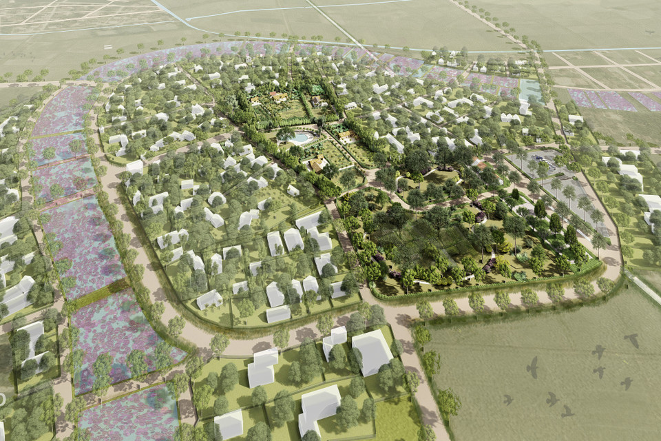 Phối cảnh quy hoạch bảo tồn, tôn tạo Khu lưu niệm Chủ tịch Hồ Chí Minh. (Nguồn: Vietnam+)