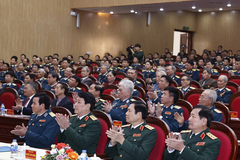 Các đại biểu tại buổi gặp mặt. (Ảnh: Thống Nhất/TTXVN)