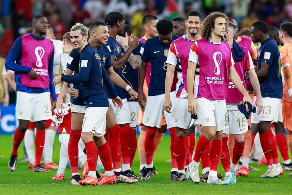 Tại tứ kết, nhà đương kim vô địch sẽ đối đầu với tuyển Anh. (Ảnh: Hải An/Vietnam+)