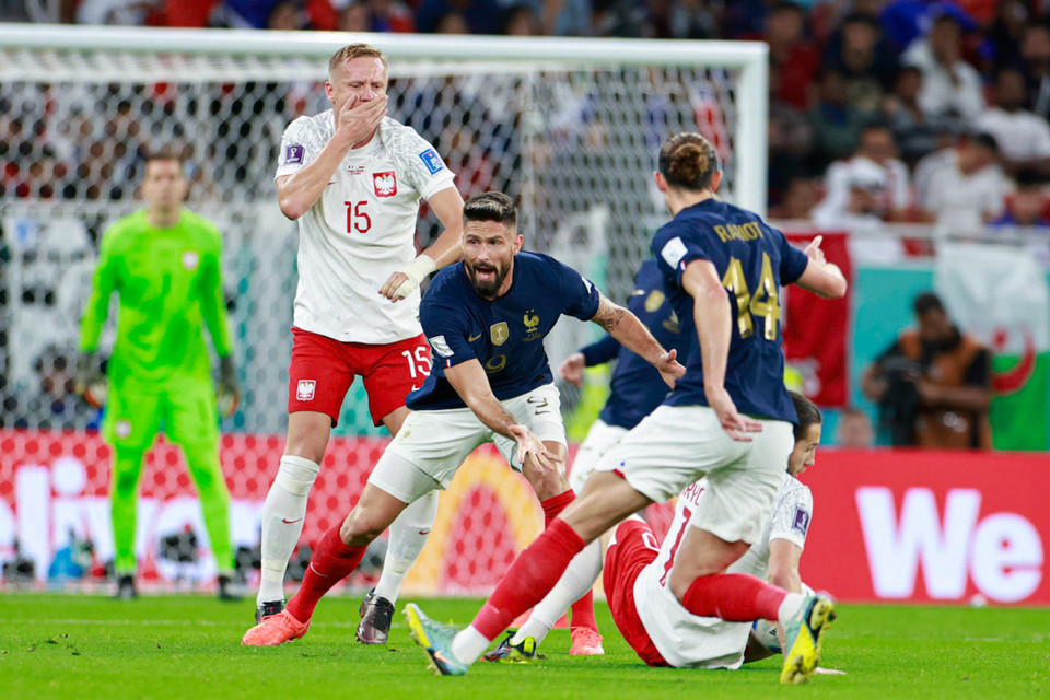 Mbappe chính là người kiến tạo để Olivier Giroud ghi bàn thắng mở tỷ số. (Ảnh: Hải An/Vietnam+)