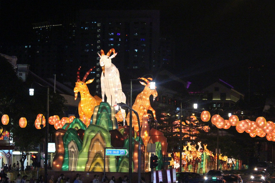 Lễ hội thắp sáng khu vực Chinatown sẽ kéo dài từ 31/1 đến 19/3. (Ảnh: Lê Hải, Việt Hải)