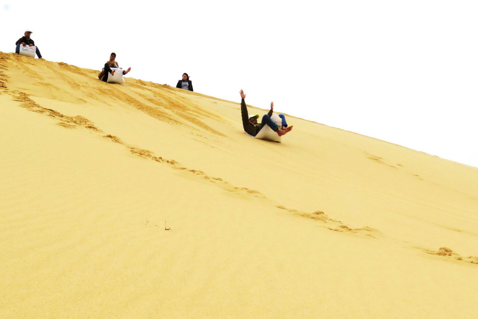 Mới ra đời nhưng trò chơi này đã trở thành một trải nghiệm thú vị mà ít nơi nào có được. (Ảnh: Mạnh Thành/TTXVN)