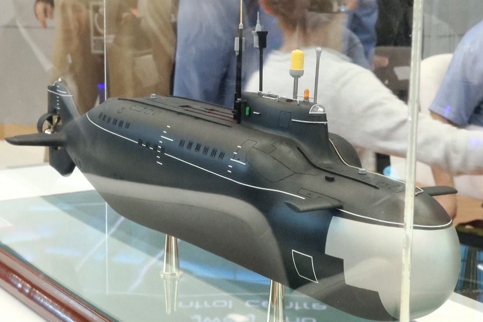 Tàu ngầm cỡ nhỏ linh hoạt lớp Piranha-T. (Ảnh: Duy Trinh/Vietnam+)