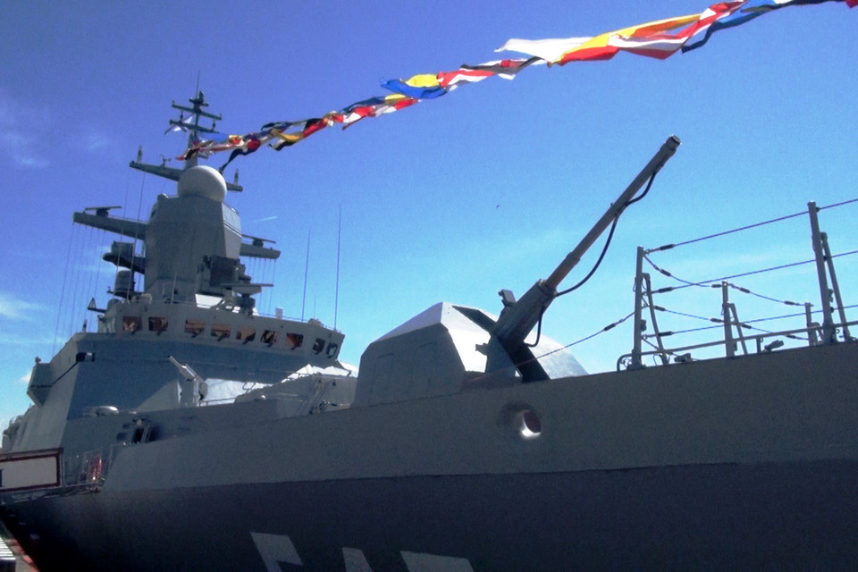 Tàu hộ vệ tên lửa Stoiky (Dự án 22380, lớp Steregushchy). (Ảnh: Duy Trinh/Vietnam+)