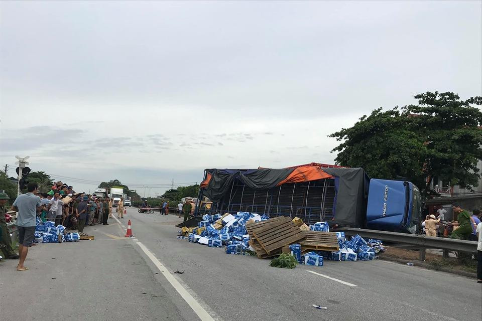 Hiện trường vụ việc. (Ảnh: CTV Nguyễn Huệ).