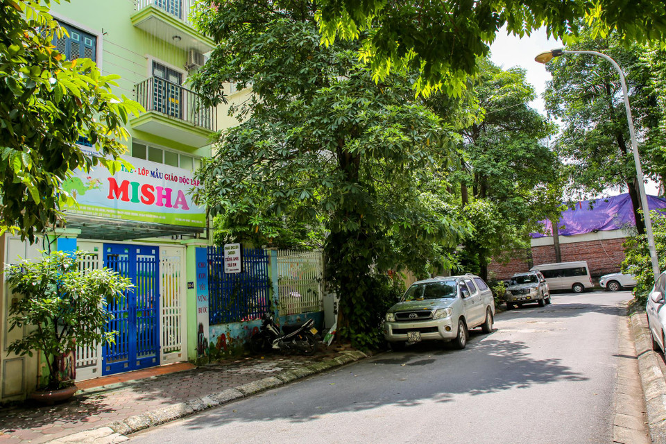 Trường mầm non đóng cửa... (Ảnh: Minh Sơn/Vietnam+)