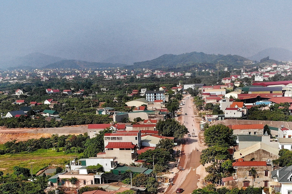Gói thầu số 12 có 5 cầu, trong đó 4 cầu đã cơ bản hoàn thành. (Ảnh: Danh Lam/TTXVN)