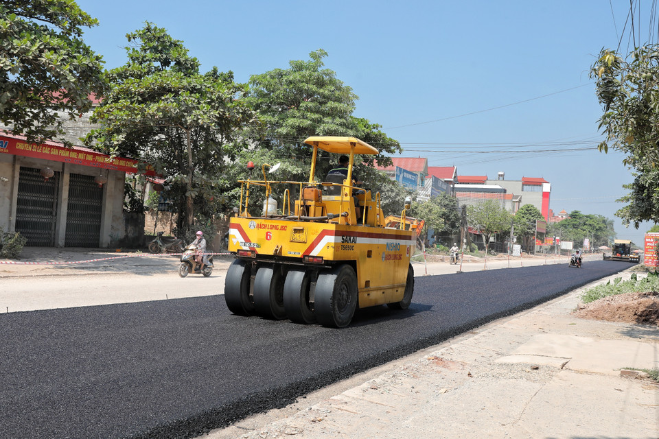 Nhiều đoạn Quốc lộ 31 đã được thảm nhựa. (Ảnh: Danh Lam/TTXVN)