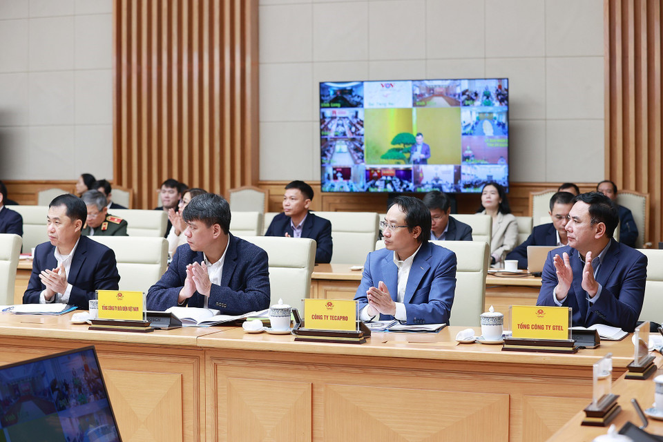 Hình ảnh các đại biểu tham dự phiên họp tại trụ sở Chính phủ. (Ảnh: Dương Giang/TTXVN)