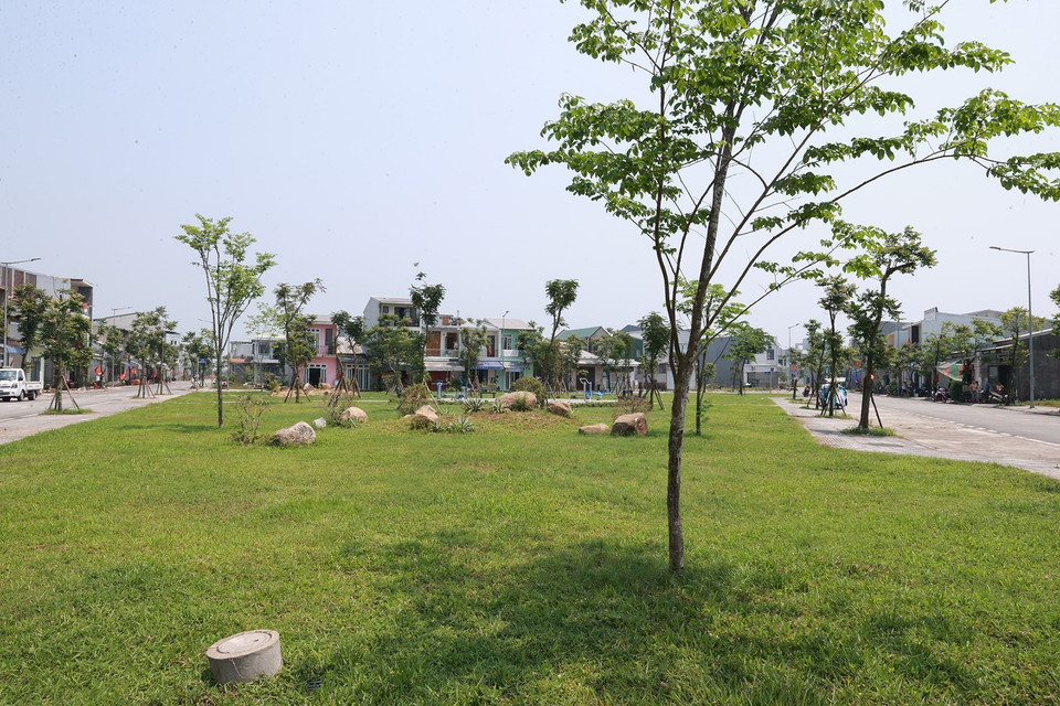 Khu tái định cư Dự án di dời dân cư giải phóng mặt bằng khu vực I Kinh Thành Huế. (Ảnh: Dương Giang/TTXVN)