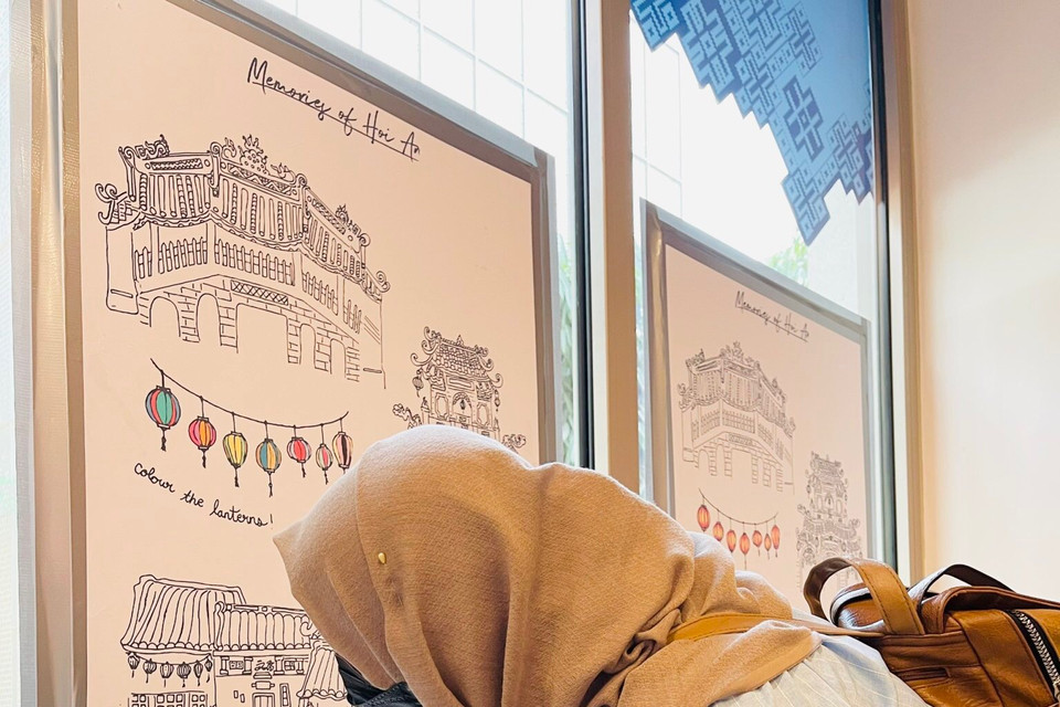 Hình ảnh Hội An lung linh và sinh động qua góc nhìn của bạn bè quốc tế, đặc biệt là những bức tranh đầy màu sắc đến từ các du khách nhí (Nguồn: Vietnam+)