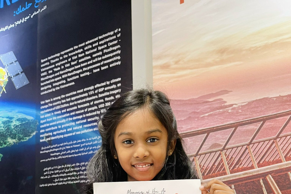 Hình ảnh Hội An lung linh và sinh động qua góc nhìn của bạn bè quốc tế, đặc biệt là những bức tranh đầy màu sắc đến từ các du khách nhí (Nguồn: Vietnam+)