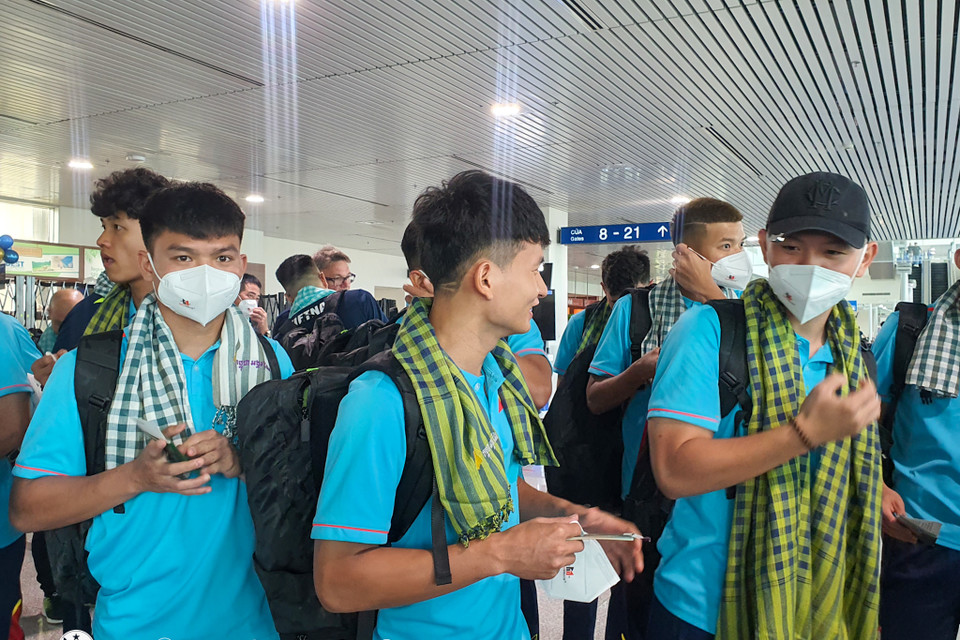 Trước khi bước vào trận ra quân gặp U22 Lào, U22 Việt Nam sẽ chốt lại danh sách chính thức gồm 20 cầu thủ và giữ lại thêm 1 thủ môn dự phòng. (Nguồn: VFF)