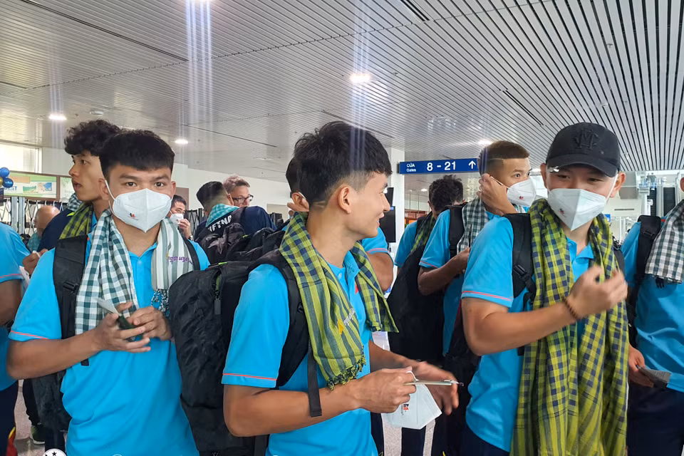 Trước khi bước vào trận ra quân gặp U22 Lào, U22 Việt Nam sẽ chốt lại danh sách chính thức gồm 20 cầu thủ và giữ lại thêm 1 thủ môn dự phòng. (Nguồn: VFF)