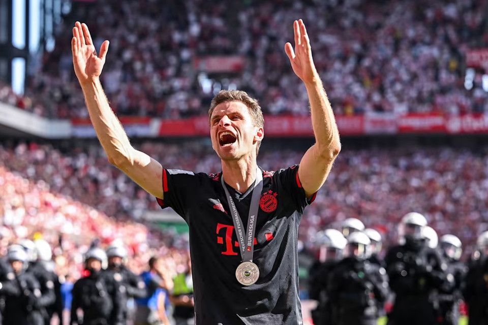 Mueller cũng đã có cho riêng mình 12 chức vô địch Bundesliga. (Nguồn: FcBayern)