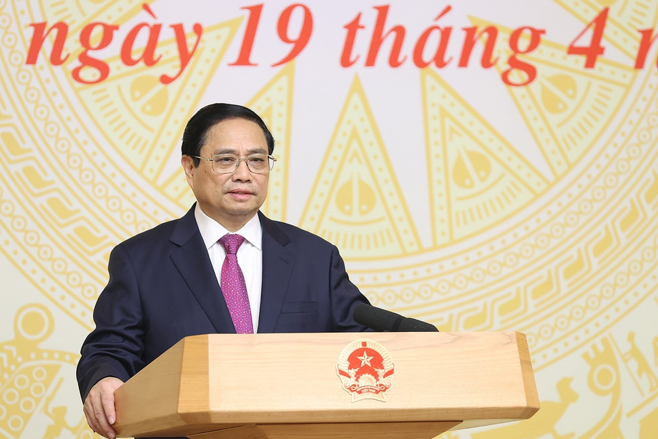 Thủ tướng Phạm Minh Chính chủ trì Phiên họp thứ tư Ban Chỉ đạo cải cách hành chính của Chính phủ. (Ảnh: Dương Giang/TTXVN)