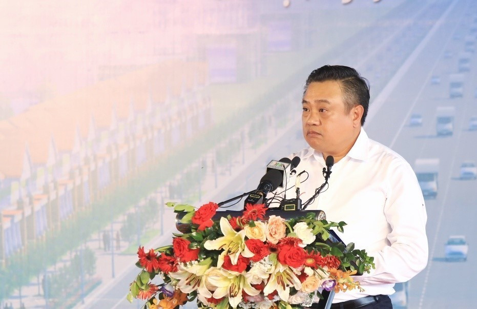 Chủ tịch UBND Thành phố Hà Nội Trần Sỹ Thanh phát biểu. (Ảnh: Tuấn Anh/TTXVN)