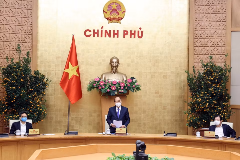 Thủ tướng Nguyễn Xuân Phúc phát biểu chỉ đạo. (Ảnh: Thống Nhất/TTXVN)