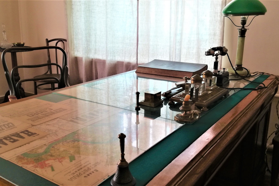 Bàn làm việc của V. I. Lenin. (Ảnh: Duy Trinh/TTXVN)