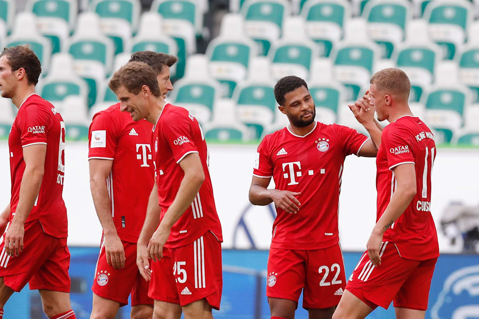 ...khi Michael Cuisance (số 11) ghi bàn thắng nhân đôi cách biệt. (Nguồn: FcBayern)