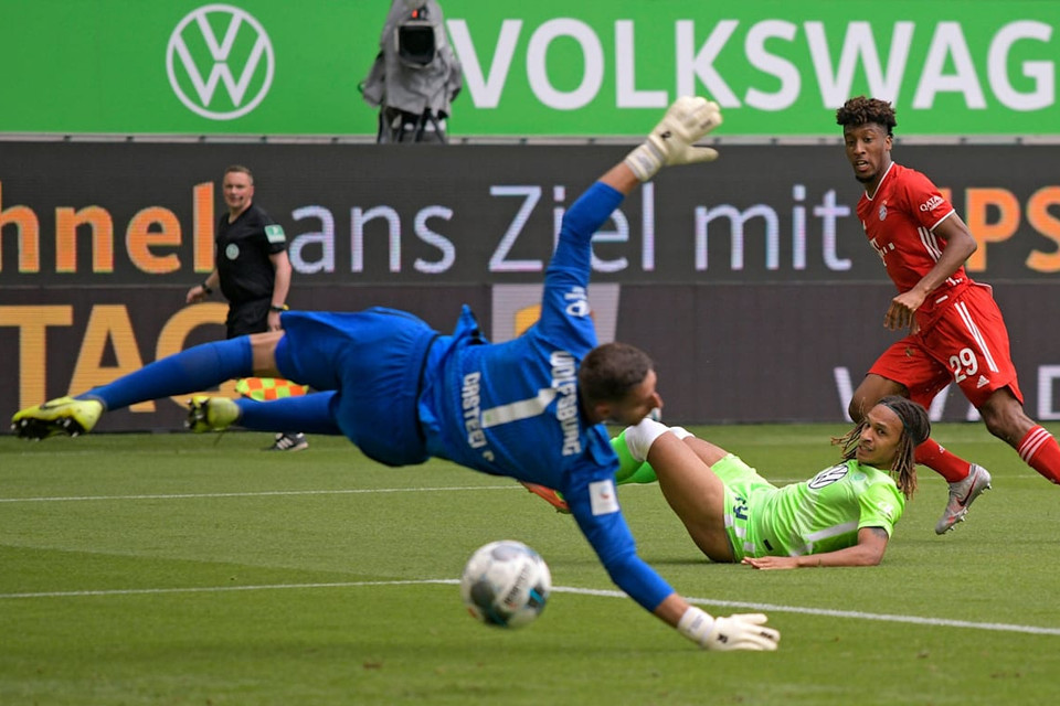 Bước vào trận cuối cùng tại Bundesliga mùa này, Bayern Munich không quá có khăn để kiểm soát thế trận và có bàn thắng mở tỷ số ngay phút thứ tư của Coman. (Nguồn: FcBayern)