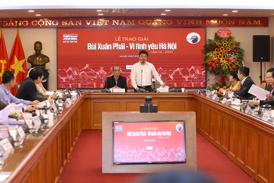 Quang cảnh buổi lễ. (Ảnh: Hoàng Hiếu/TTXVN)