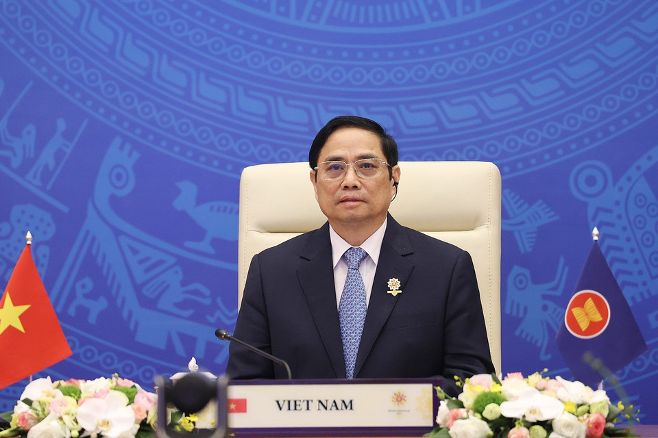  Thủ tướng Phạm Minh Chính phát biểu. (Ảnh: Dương Giang/TTXVN)