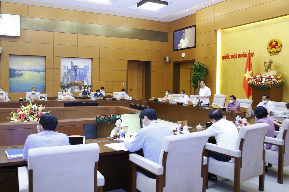 Các đại biểu tại phiên bế mạc. (Ảnh: Doãn Tấn/TTXVN)