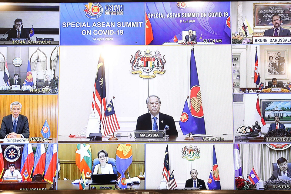 Thủ tướng Malaysia Muhyiddin Yassin phát biểu. (Ảnh: Thống Nhất/TTXVN)