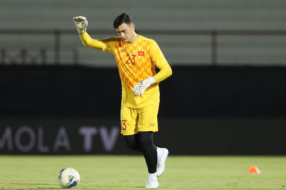 Thủ môn Đặng Văn Lâm. (Ảnh: Hoàng Linh/TTXVN)