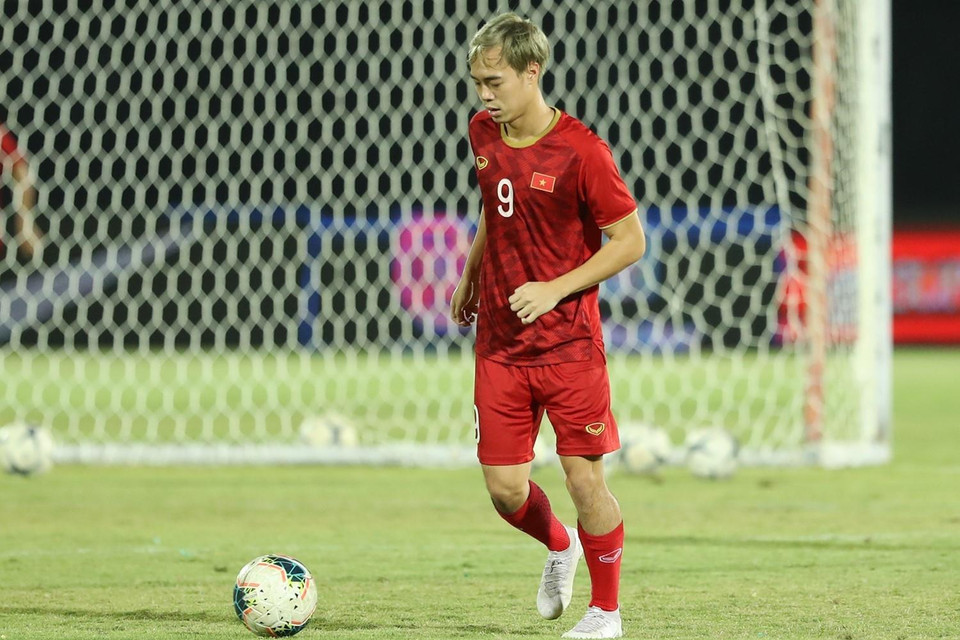 Tiền đạo Nguyễn Văn Toàn. (Ảnh: Hoàng Linh/TTXVN)