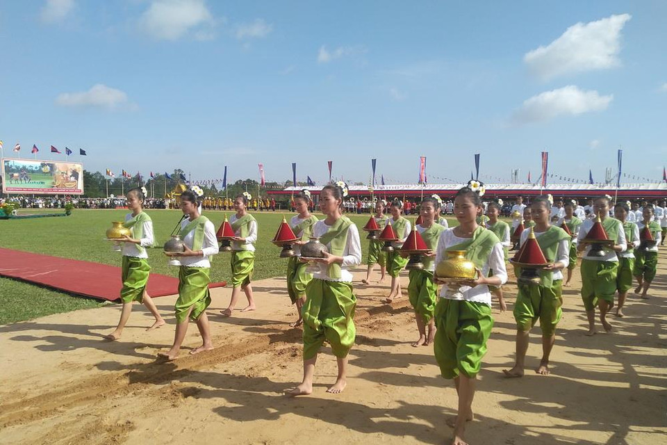 Quang cảnh buổi lễ. (Ảnh: PV/TTXVN)