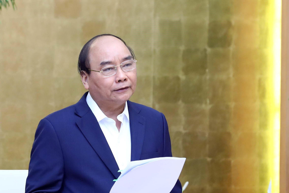 Thủ tướng Nguyễn Xuân Phúc phát biểu khai mạc. (Ảnh: Thống Nhất/TTXVN)