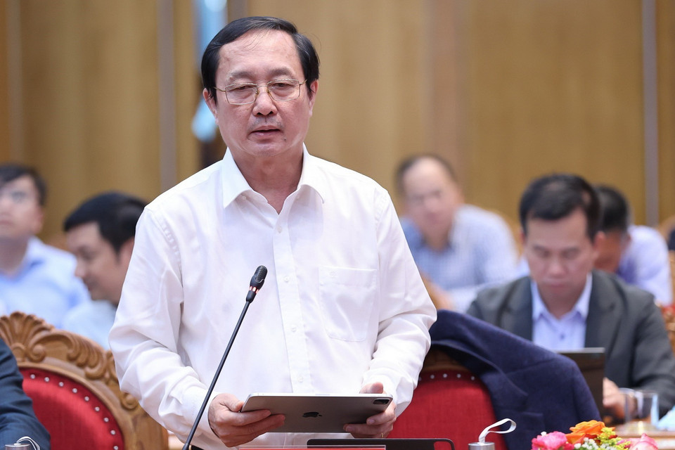 Bộ trưởng Bộ Khoa học và Công nghệ Huỳnh Thành Đạt phát biểu. (Ảnh: Dương Giang/TTXVN)