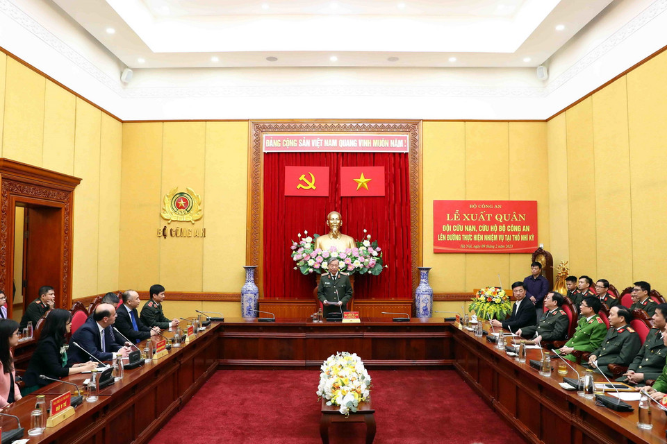 Quang cảnh buổi lễ. (Ảnh: Phạm Kiên/TTXVN)