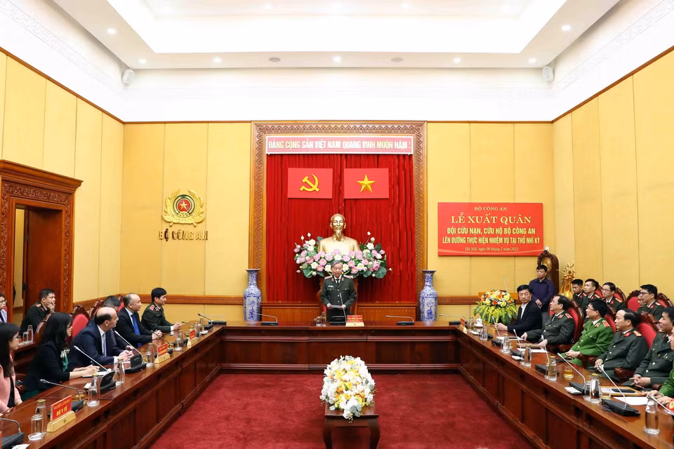 Quang cảnh buổi lễ. (Ảnh: Phạm Kiên/TTXVN)