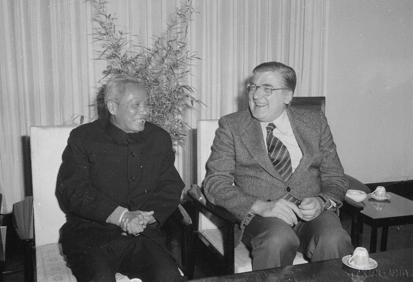 Thủ tướng Phạm Văn Đồng tiếp ông Guido Fanti, Ủy viên Ban Chấp hành Đảng Cộng sản Italy thăm hữu nghị Việt Nam, Hà Nội, 20/1/1979. (Ảnh: Xuân Lâm/TTXVN)