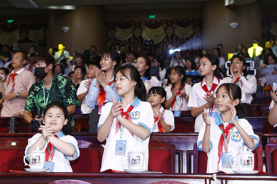 Các đại biểu đến tham dự Lễ kỷ niệm. (Ảnh: Thống Nhất/TTXVN)