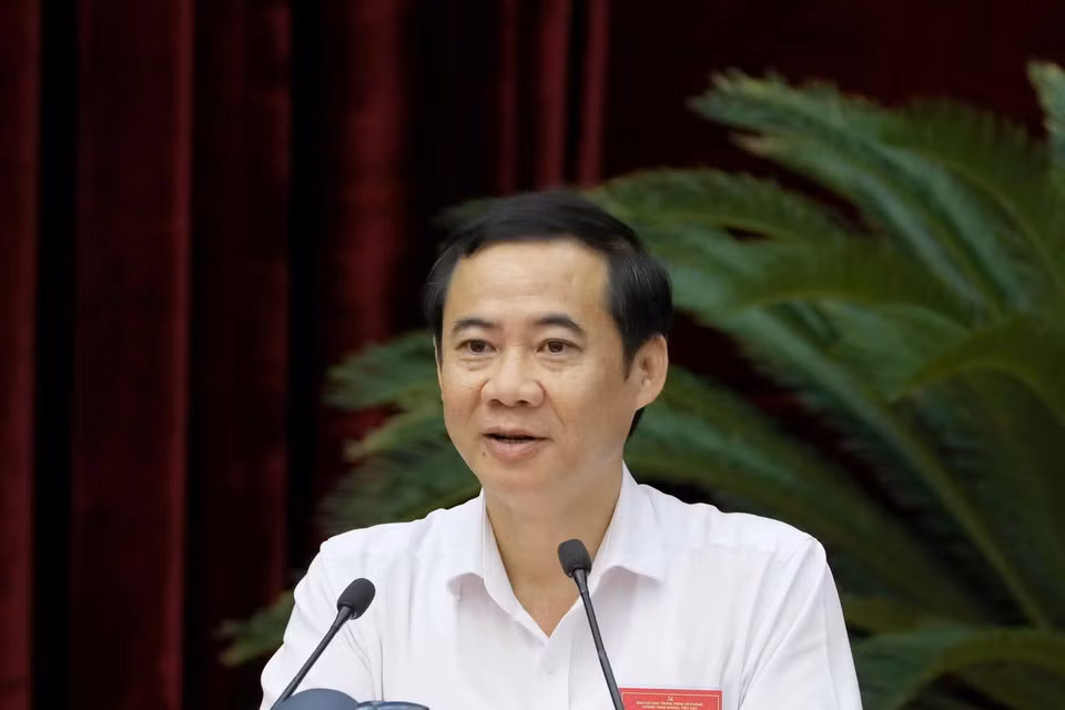 Ông Nguyễn Thái Học, Phó Trưởng Ban Nội chính Trung ương phát biểu tại Hội nghị. (Ảnh: Phương Hoa/TTXVN)