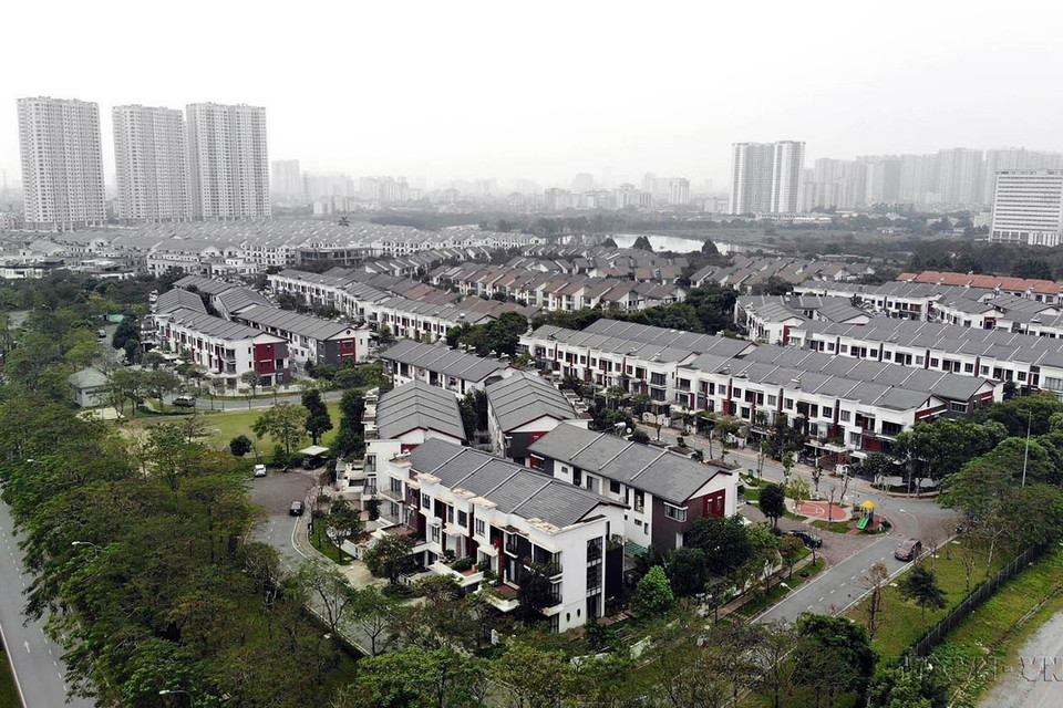 Các dự án chung cư cao cấp trong Khu đô thị Gamuda Gaderns tại Hà Nội do Tập đoàn bất động sản Malaysia-Gamuda Land đầu tư. (Ảnh: Danh Lam/TTXVN)