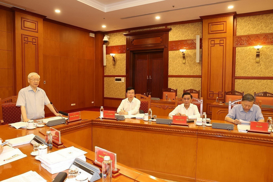  Quang cảnh cuộc họp. (Ảnh: Trí Dũng/TTXVN)