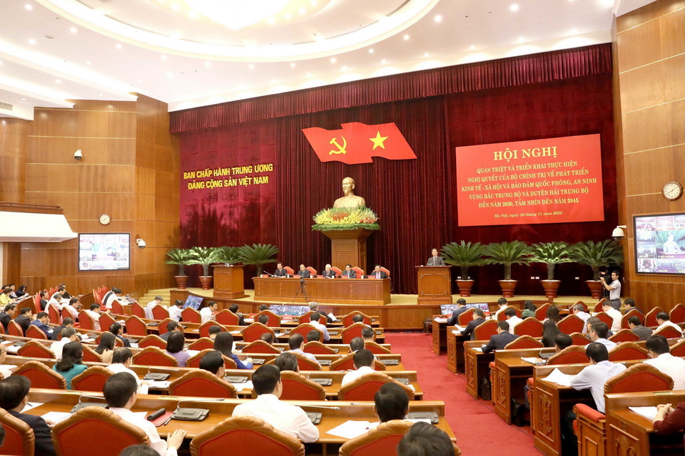  Quang cảnh hội nghị. (Ảnh: Phương Hoa/TTXVN)