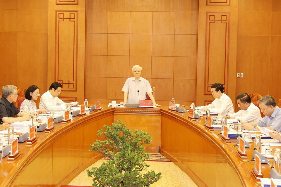 Cuộc họp cũng sẽ thảo luận về tình hình, kết quả thành lập và hoạt động của Ban Chỉ đạo phòng, chống tham nhũng, tiêu cực các tỉnh, thành phố trực thuộc Trung ương. (Ảnh: Trí Dũng/TTXVN)