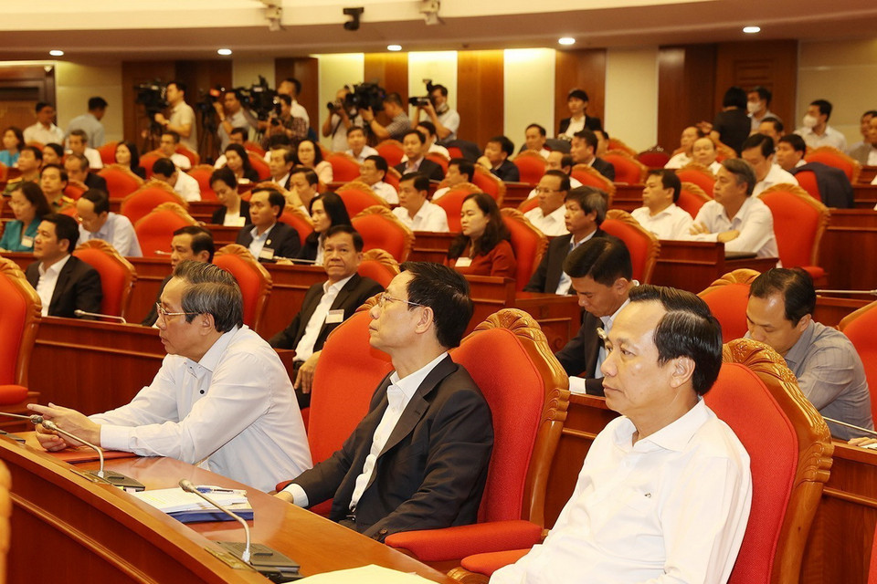 Các đại biểu dự hội nghị. (Ảnh: Trí Dũng/TTXVN)