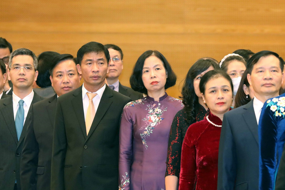 Các đại biểu dự lễ kỷ niệm. (Ảnh: TTXVN)