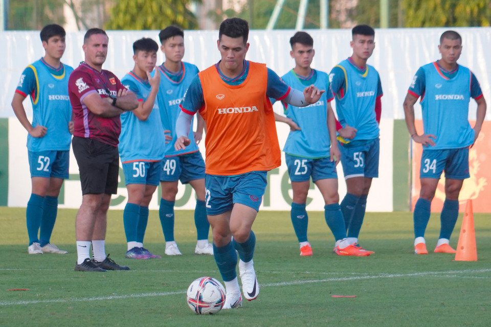 Tiền đạo Nguyễn Tiến Linh được kỳ vọng sẽ lấy lại phong độ sau một mùa giải đáng quên cùng Becamex Bình Dương. (Ảnh: Việt Anh/Vietnam+)