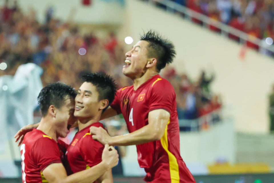 U23 Việt Nam đã trải qua kỳ SEA Games 31 đáng nhớ trên sân nhà. (Ảnh: Hải An/Vietnam+)